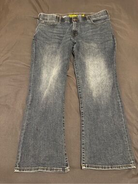 Lee Men's Straight Jeans in Faded Dark Blue